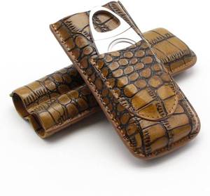 lot 9286 image: GALINER 2-Count Lightweight Minimalist Cigar Case