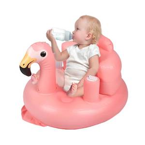 Inflatable Infant Floor Seat with Built-in Air Pump
