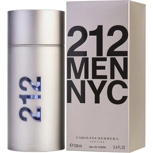 lot 3719 image: Carolina Herrera 212 Men EDT Spray - Timeless Sandalwood Scent with Fresh, Energetic Green and Sensual Peppery Spice Notes 1.18 OZ