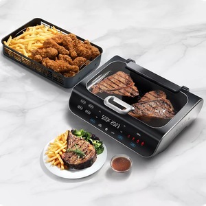 lot 3720 image: Gourmia Indoor Grill & Air Fryer