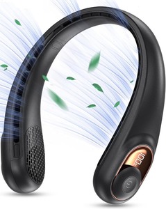 lot 3742 image: Neck Fan, Portable Bladeless Neck Fans, Upgrade 360° Airflow, Super Quiet, 3 Speeds, 4000mAh Personal Wearable Neck Fan, Upgraded Cooling Air Volume USB Rechargeable Hands Free Fan