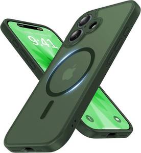 lot 2929 image: Case for iPhone 17 - Magnetic, Full Camera Protection, Compatible with MagSafe, Shockproof Protective Slim Phone Case (Color-Forest Green)