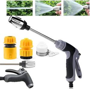 lot 2936 image: High Pressure Water Washer, Hose Nozzle with 360 Rotating and 3 Spray Modes (Linear, Shower, Spray), High Pressure Design Can Jet Spray Up To 30 Feet,