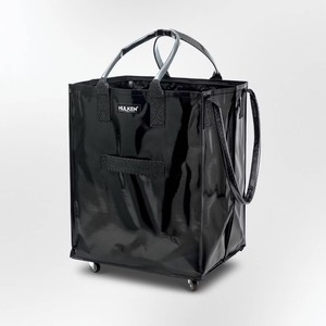 ** Retail $125.00** HULKEN Original Rolling Tote Bag Large Black
