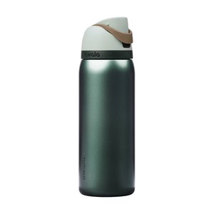 lot 2410 image: Special Edition Holiday Owala 32oz Stainless Steel FreeSip Water Bottle - Wintergreen