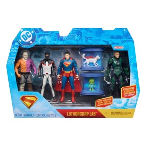 lot 2420 image: DC Comics Superman TRGX Action Figure Set 6 - 4pk