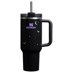 lot 2423 image: Stanley the Halloween Quencher H2.0 Flowstate 40oz Black Tumbler (Limited Edition)