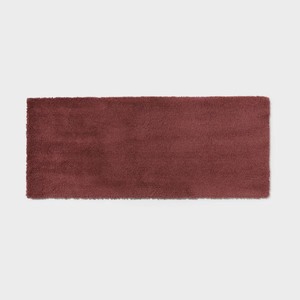 lot 2441 image: 24x60 Spa Plush Bath Rug Dark Mauve - Threshold