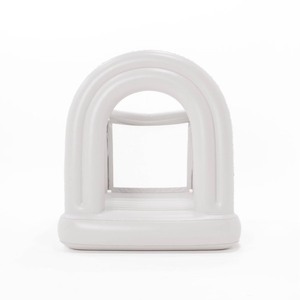 lot 2443 image: SMOL Mini Bounce House Polyvinyl Material, Electric Blower, Repair Kit Included