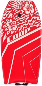 lot 2448 image: Coop Super Pipe 41 Inch Bodyboard Red  White