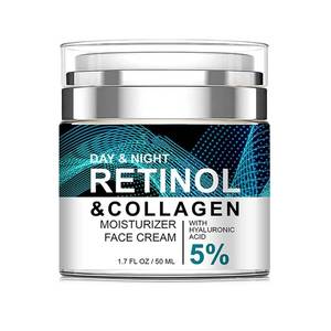 lot 10925 image: Retinol Collagen Cream for Face with 5% Hyaluronic Acid Anti-Aging Cream