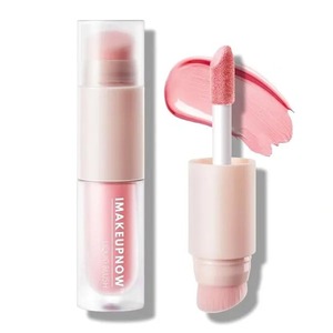 lot 10938 image: IMAKEUPNOW Pigmented Blush Stick with Built-In Brush  Creamy Blendable Face Blush  Lightweight Long-Lasting Matte Finish Makeup - 02