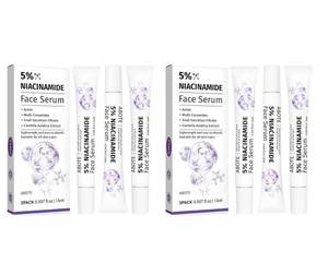 lot 10947 image: 6 Pack 5% Niacinamide Serum for Face with 1% Ceramide Complex Deep Moisturizing Skin Barrier & Skin Tone
