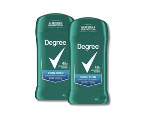 2 Pack Degree Men Original Antiperspirant Deodorant for Men Cool Rush, 2.7 oz