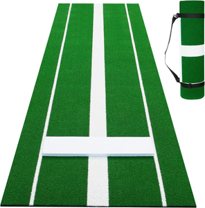 lot 11000 image: Regulation Pitching Rubber Mat 3 x 10  Non-Slip Baseball Pitching Mound Mat  Spike Resistant Nylon with Foam Backing