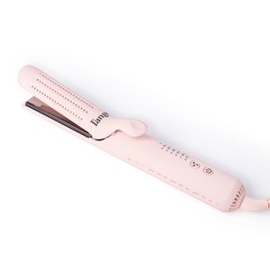 lot 2477 image: Lange Hair Le Duo Airflow Styler Hair Styling, Straightening, Curling, All Hair Types, 5 Heat Settings, Plastic