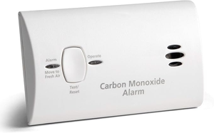 lot 3010 image: Battery Powered Carbon Monoxide DetectorAlarm, 247 Monitoring Against the Silent Killer, Loud 85-Decibel Alarm, Powered by 3 AA Batteries (NOT INCLUDED)