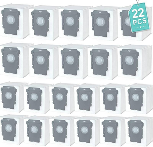 lot 3018 image: 22-Pack iRobot Roomba Replacement Vacuum Bags, Fits ALL Roomba i, s, and j series models (including j3, i7, j7, and s9) with Automatic Dirt Disposal