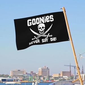 lot 22630 image: NASIAN Never Say Die 3x5 Ft Pirate Flag