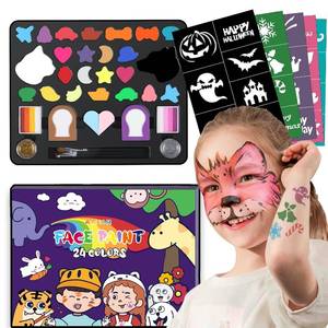 lot 22639 image: AMIIR 24-Color Professional Face & Body Painting Kit