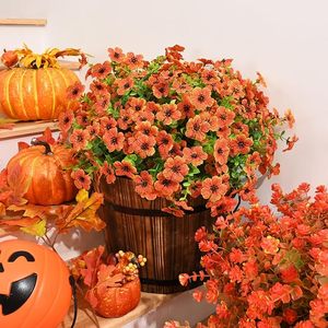 lot 22668 image: 12 Bundles UV-Resistant Artificial Mums