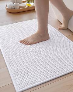 lot 22678 image: Color & Geometry Chenille Low-Profile Bathroom Rug (16x24)