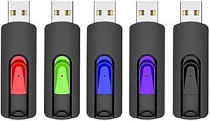 lot 22684 image: 5-Pack 64GB USB 2.0 Flash Drives (320GB Total)