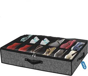 lot 22685 image: Under Bed Shoe Storage Organizer