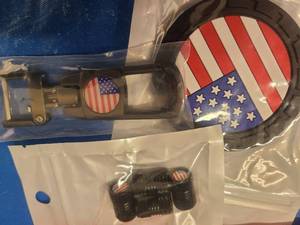 lot 22689 image: USA Patriotic Vehicle Accessory Bundle (7-Piece Set)