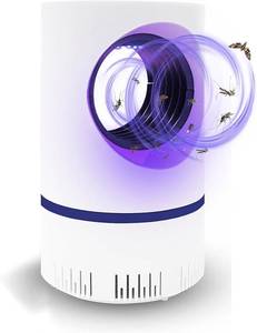 Quiet Fan-Powered Indoor Fruit Fly & Mosquito Trap (White)