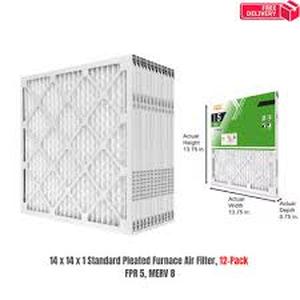 lot 9316 image: 5-Pack Premium HVAC Air Filters  14x14x1