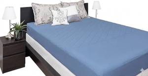 lot 9317 image: Washable Incontinence Bed Pad (36 x 60) Blue