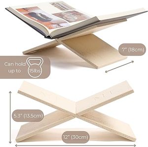 lot 9325 image: Stone Resin Book Display Stand