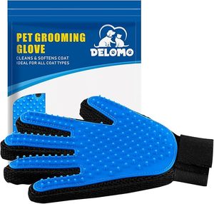 lot 9332 image: Pet Hair Remover & Grooming Glove  Professional Deshedding Mitt
