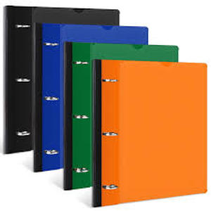 lot 9338 image: 1 Telescoping 3-Ring Binder  4-Pack Assorted Colors