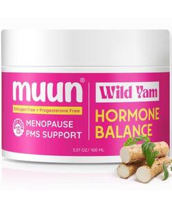 lot 9360 image: Natural Wild Yam Balancing Cream  Hormone & Menopause Support (3.38 oz)