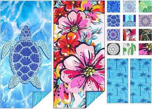 lot 9364 image: 2-Pack Microfiber Thin Beach Towels