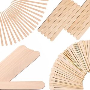 lot 9369 image: 600-Piece Assorted Wooden Waxing Sticks  4-Style Multi-Pack