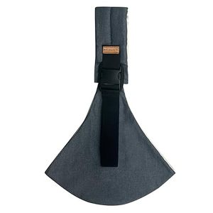 lot 9388 image: Ergonomic Baby Sling Carrier - Adjustable Non-Slip Hip Seat (Grey)