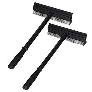 lot 9342 image: 2-Pack Professional Window Squeegee & Scrubber Set