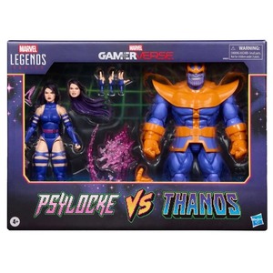 lot 3804 image:  Retail $99.99 Marvel Legends Gamverse Psylocke Vs Thanos