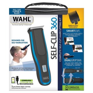 lot 3840 image: Wahl Self-Clip 360 Cordless Electric Hair Clipper Set for At Home DIY Self Haircutters