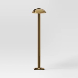 lot 3847 image: Mild Steel Floor Lamp Brass - Threshold