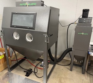 **RETAIL PRICE $8,809.49** Raptor Blaster RB4836 Industrial Media Blasting Cabinet with RB500 Dust Collector Upgrade