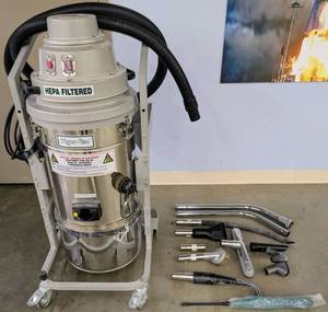 lot 8378 image: RETAIL PRICE $5,228.00Tiger-Vac Industrial Dry Recovery 4 HEPA Filter Vacuum Cleaner C-10 EX DE(MFS)