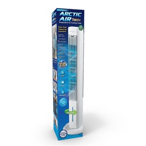 lot 2506 image: Arctic Air Tower  Electric Portable Cooling Fan, Quiet Operation, 4 Speeds, Black, 103 CFM, No Assembly Required
