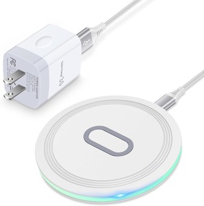 lot 2531 image: 15W Wireless Charger Samsung S24 Ultra Charging Pad for Samsung Galaxy S24 S23 FE S22 Ultra S21 Note20 Z FlipFold 6 5 4,Google Pixel 9 8A 7A 8 7 6 Pro,Wireless Fast Charging Station with QC Adapter