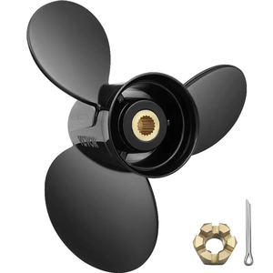 14 1/4" x 21P Aluminum Boat Propeller - Fits Volvo Penta SX Drive ALL Models with 19 Splines, OEM 3817469 Replacement