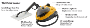 lot 3022 image: Wagner 915e Power Steamer Multi-Purpose Steam Cleaner w18 Accessories & Wallpaper Stripper