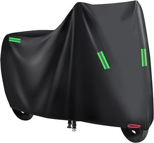 lot 22704 image: Universal All-Season Motorcycle Cover- ALL BLACK